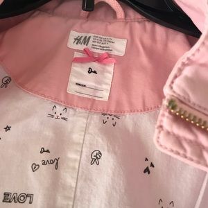 H & M Little Girl’s ZIP Up Cotton Parka